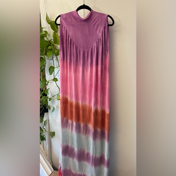 Zara tie dye knit maxi summer dress Medium - Picture 4 of 11